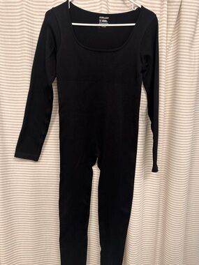 Black One-Piece Romper/ bodysuit